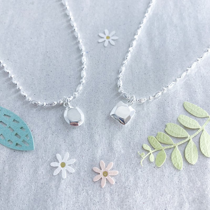 :坡道上的宝石: 纯银项链 / 可维修店家 - 项链 - 纯银 