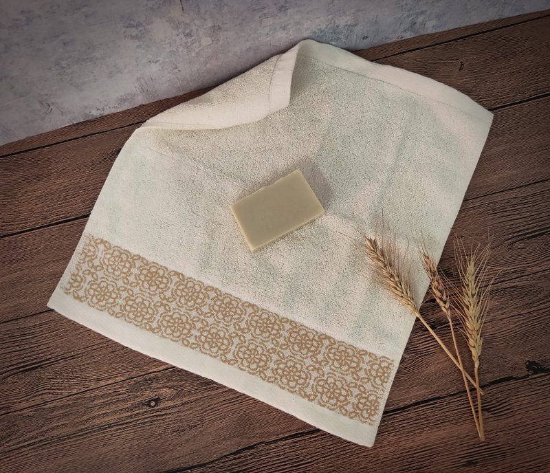 窗花系列-花现幸福方巾 - 毛巾浴巾 - 棉．麻 