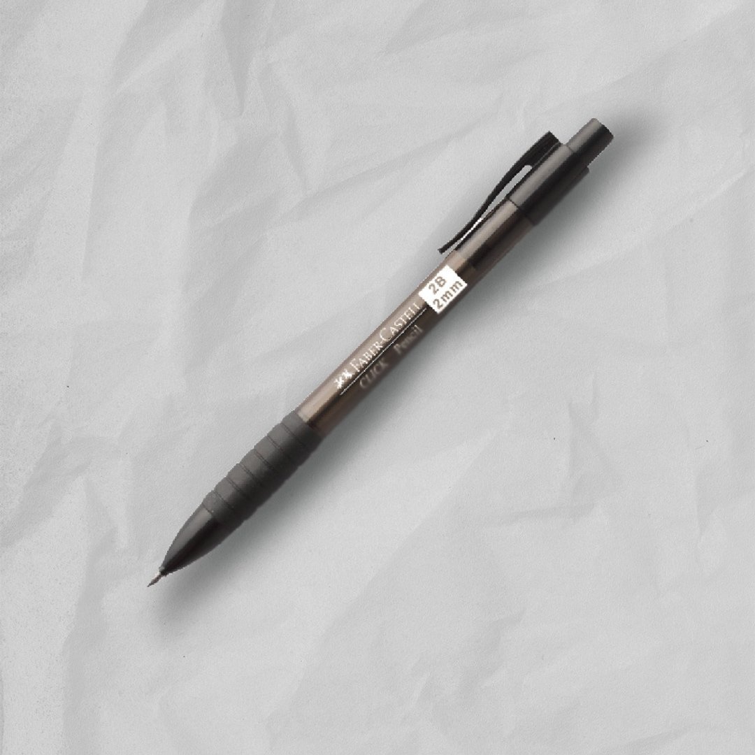 Faber-Castell 2.0mm 2B 自动铅笔-黑-5入 (原厂正货) - 铅笔/自动铅笔 - 其他材质 黑色