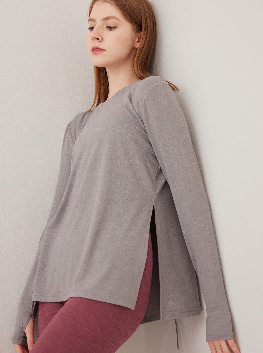 【S2N】SOFTER MOODS_Light Gray T307 - 女装瑜珈服 - 尼龙 
