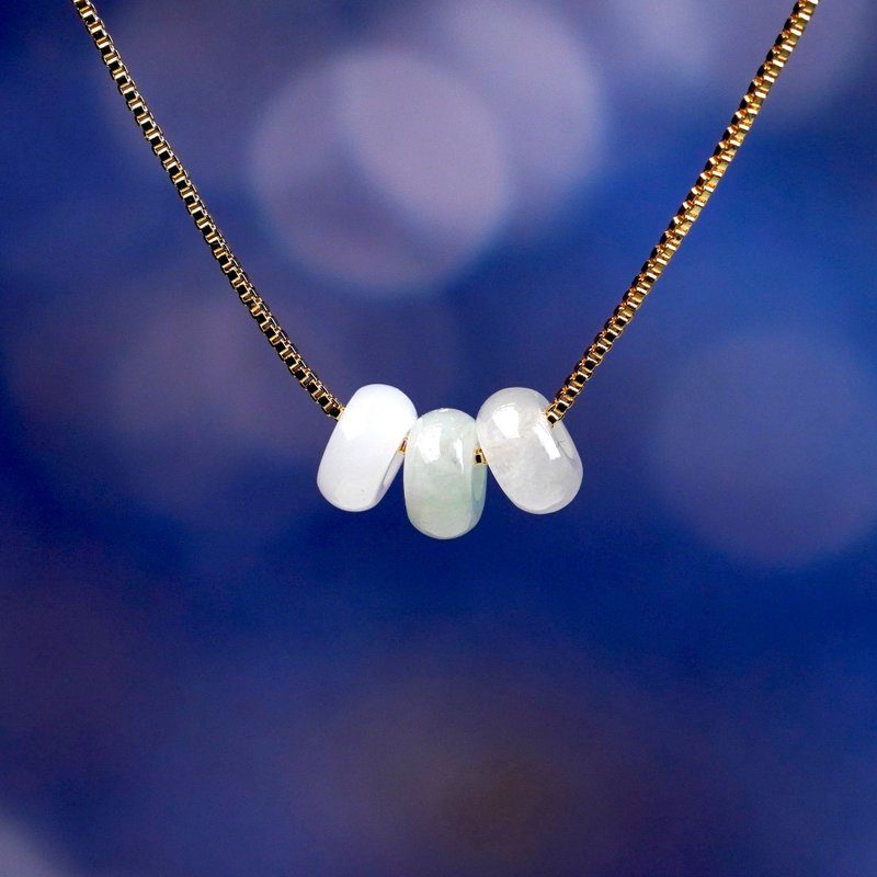 【万事亨通】冰种翡翠路路通项链 | 天然缅甸玉A货翡翠 | 送礼 - 项链 - 玉石 多色