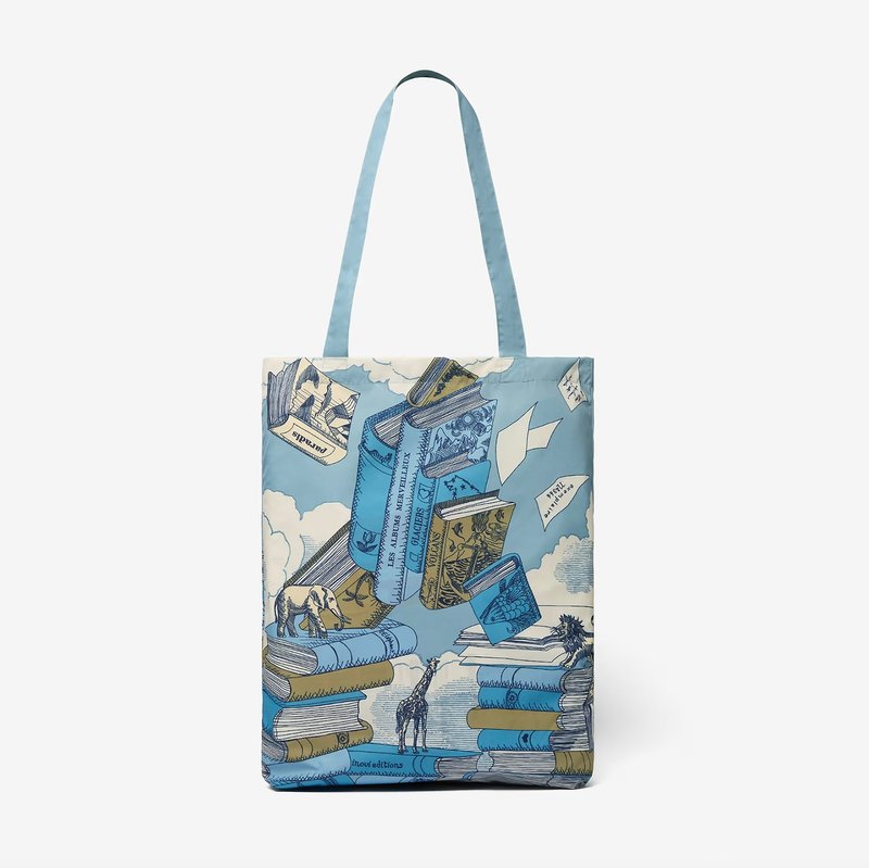 【INOUI EDITIONS】EDITIONS 肩背购物袋 / BLUE - 侧背包/斜挎包 - 其他材质 蓝色