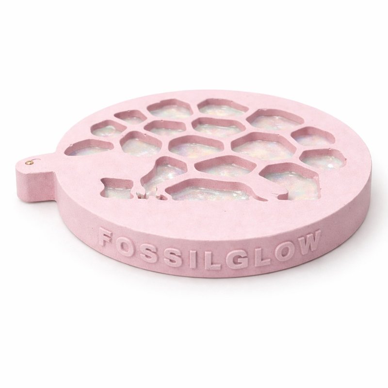 Dinoverse 恐龙宇宙系列粉色混凝土艺术杯垫 - 春日限定手作礼物 - 杯垫 - 水泥 粉红色