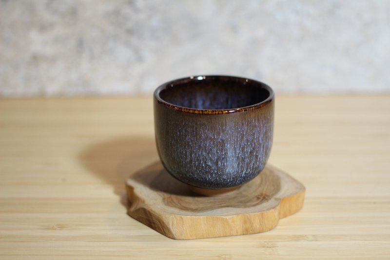 【送礼好物】90ml 烧和 能量瓷 天目釉 远红外线茶杯 酒杯 - 酒杯/酒器 - 瓷 