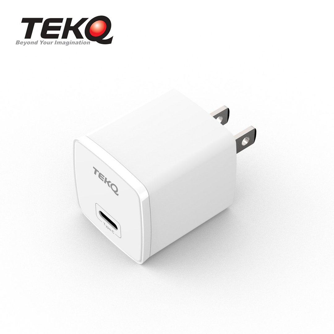 【TEKQ】20W USB-C PD 快速充电器 - 充电宝/传输线 - 其他材质 白色