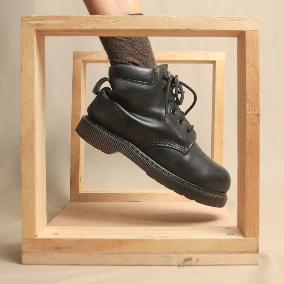 Dr.Martens 中筒马汀C20,UK5黑色 , 英国制【Tsubasa.Y古着屋】 - 其他女款皮鞋 - 真皮 咖啡色