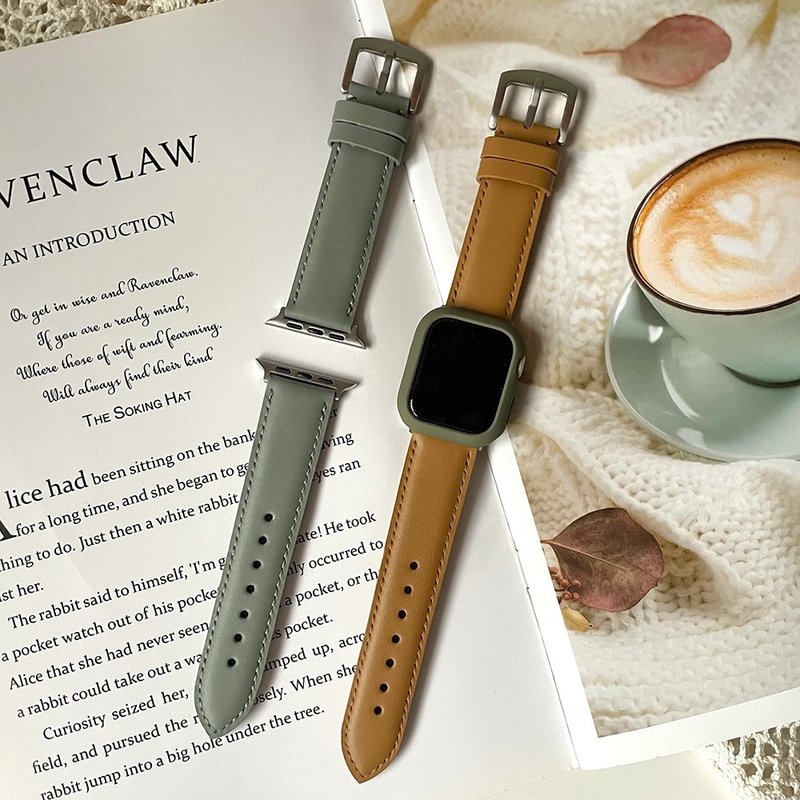 【圣诞礼物】【定制化礼物】真皮AppleWatch苹果专用表带38-45mm - 表带 - 真皮 