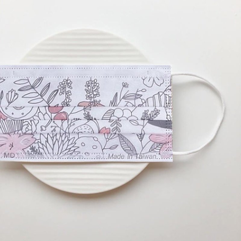 【无藏x游读世界x过胖主义】春天/医疗口罩/5入装/10入盒装/MD - 口罩 - 其他材质 白色