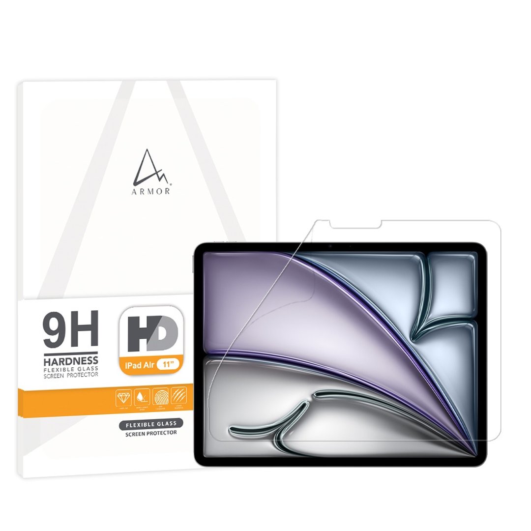 ARMOR iPad Air 11 (M4/M3/M2) 软性玻璃9H高清萤幕保護膜 - 平板/电脑保护壳 - 其他材质 