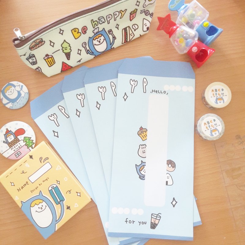 NING's-长长信封袋/包装袋(11入) - 卡片/明信片 - 纸 