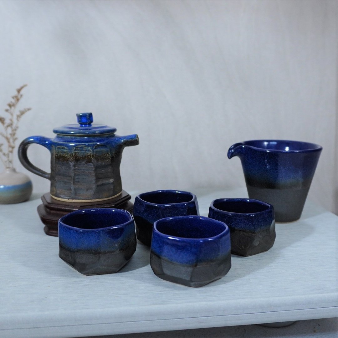 夜色茶具组 - 茶具/茶杯 - 陶 多色