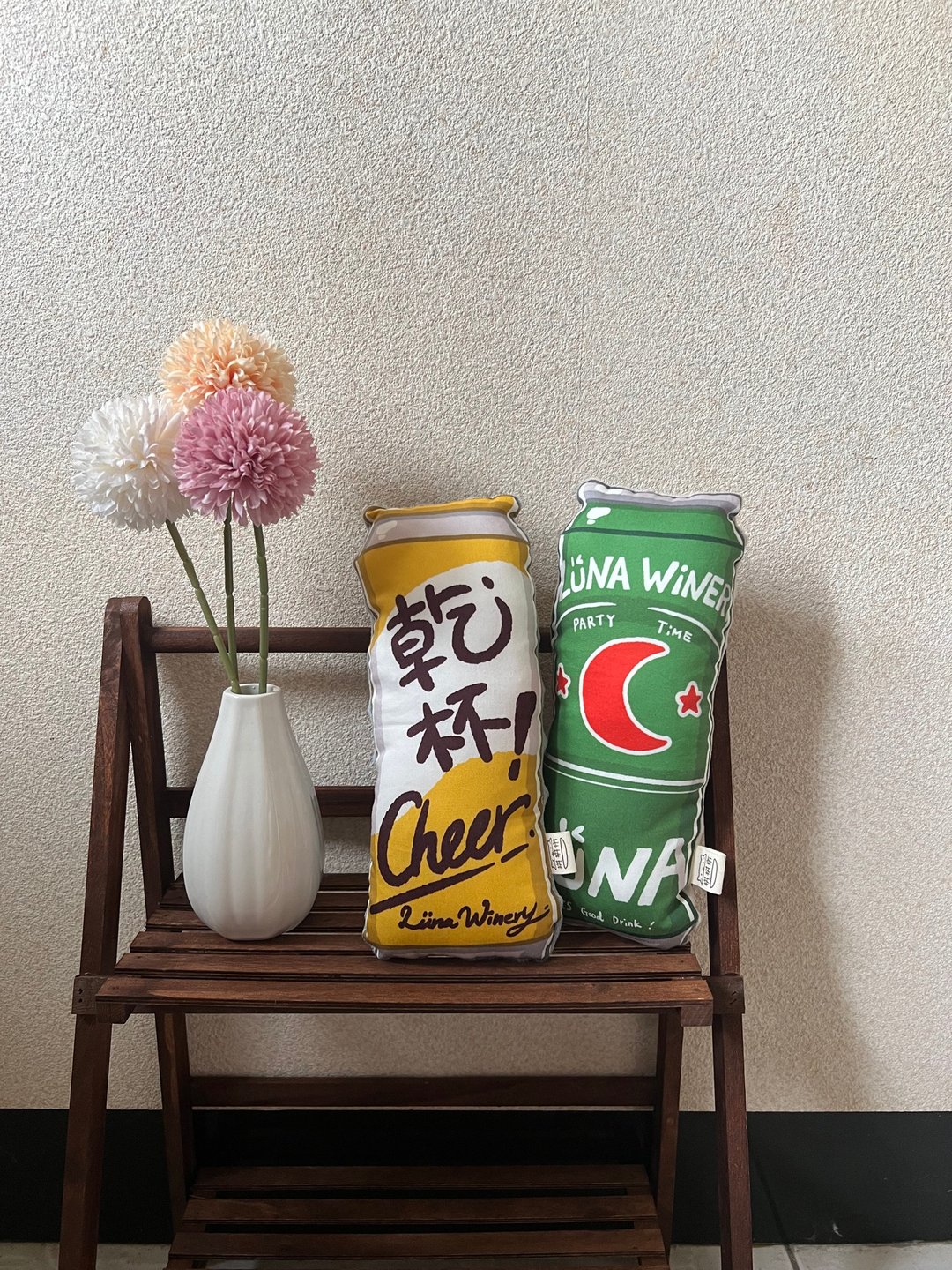 拼拼布。手作 - 酒瓶安抚娃娃 - 玩具/玩偶 - 棉．麻 
