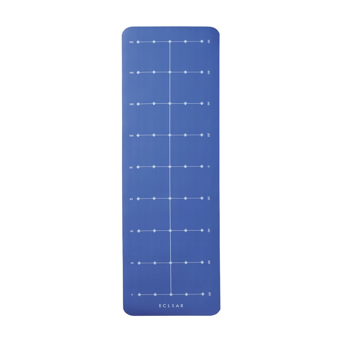 ELECOM ECLEAR 8mm可携式瑜珈垫 蓝 - 瑜珈垫 - 其他材质 蓝色