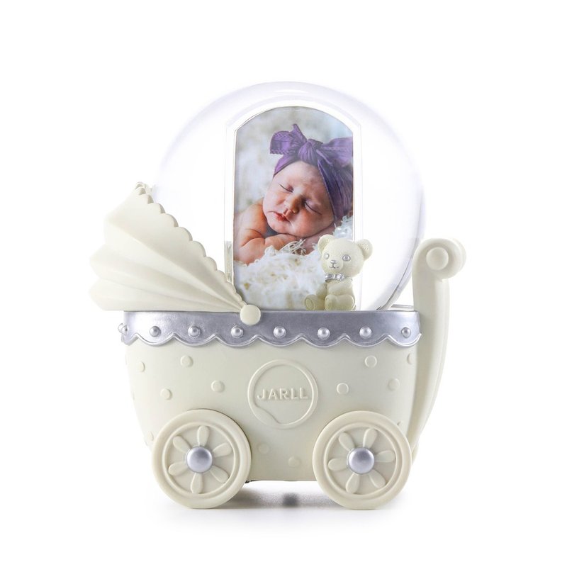 Baby Carriage 相框 水晶球音乐盒 - 摆饰 - 玻璃 
