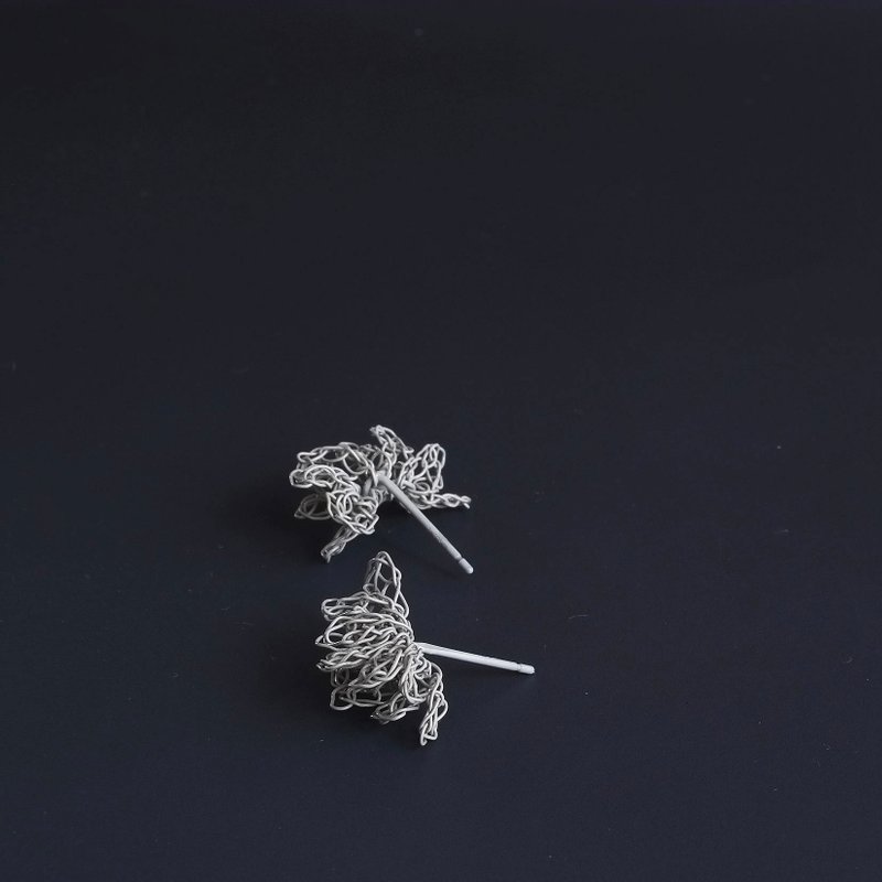 Mai(S) 耳环 - 耳环/耳夹 - 其他金属 灰色
