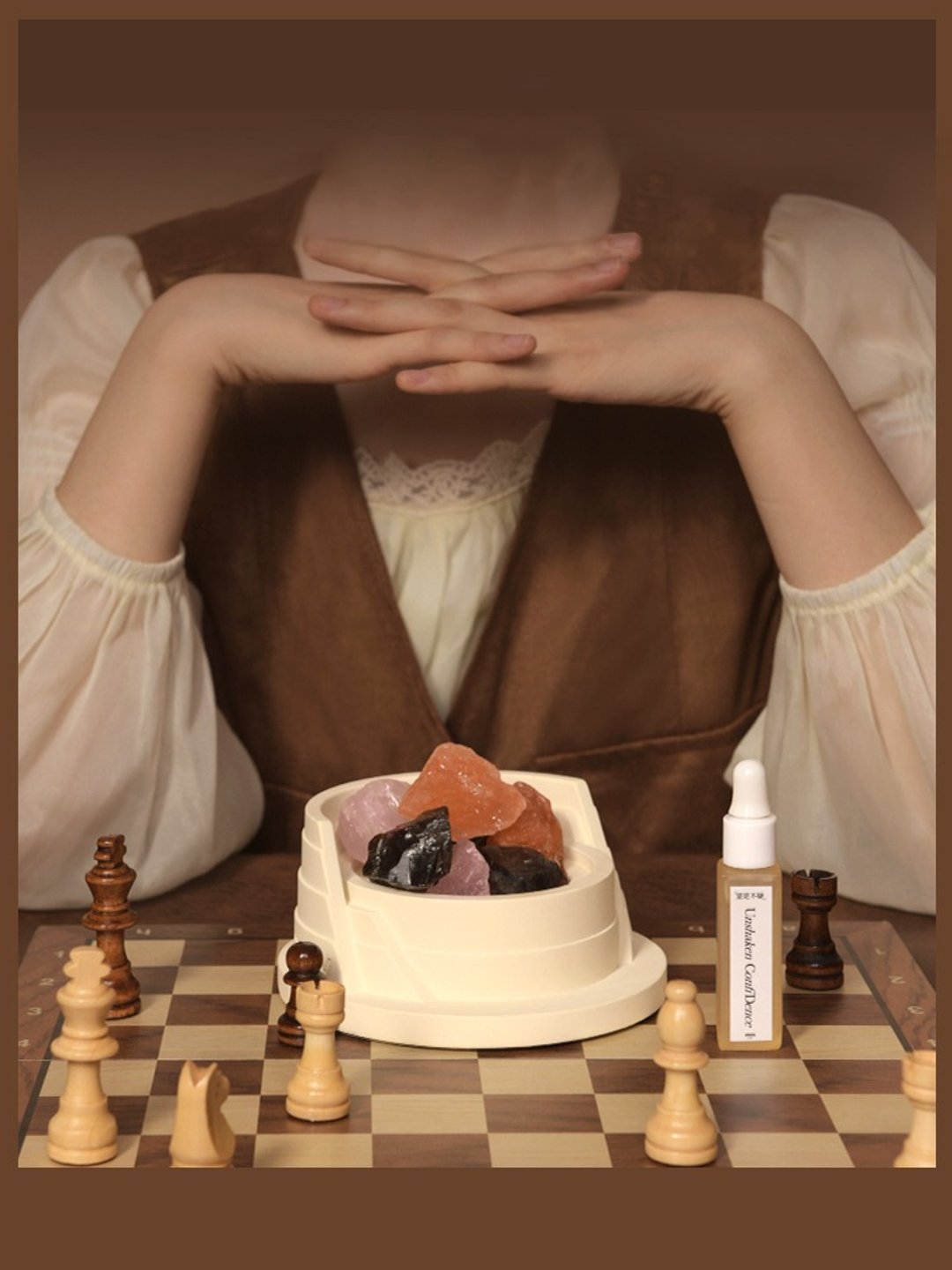 榮耀系列無火香薰禮盒 擴香晶石 創意禮品 高級感伴手禮 - 其他 - 石头 粉红色