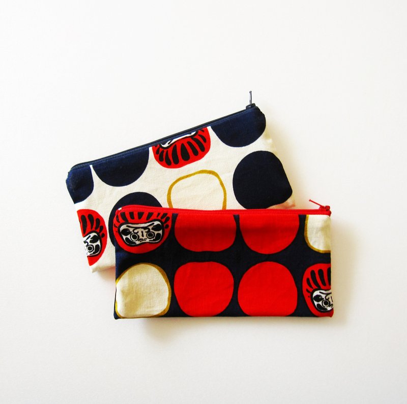 倒不倒翁 铅笔盒 - 铅笔盒/笔袋 - 棉．麻 多色