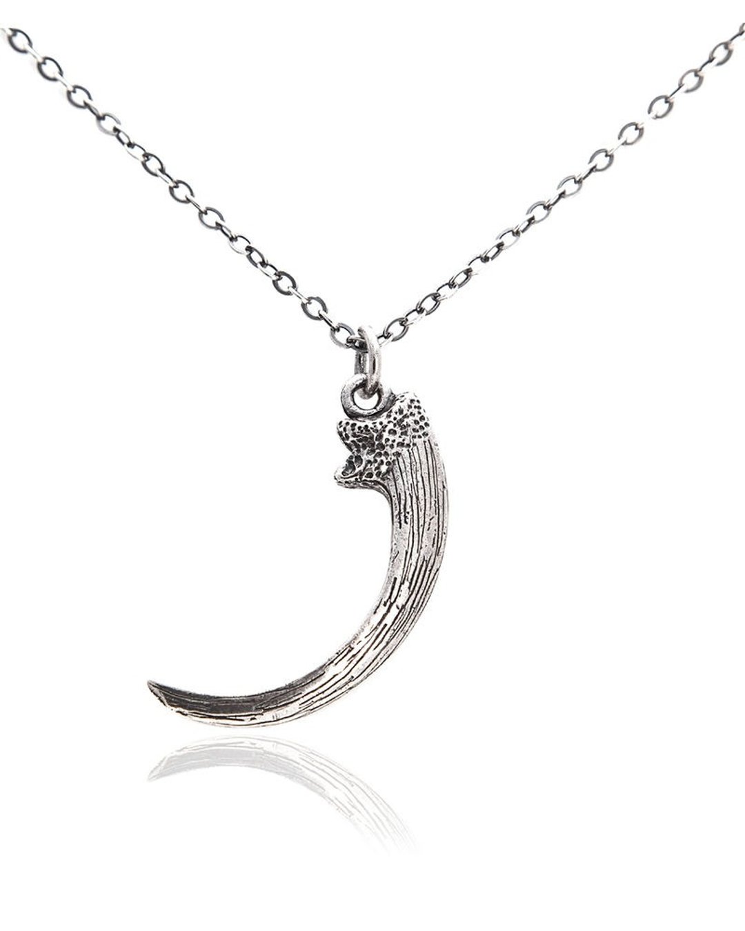 鹰爪项链 Eagle Claw Necklace(古银) - 项链 - 其他金属 银色