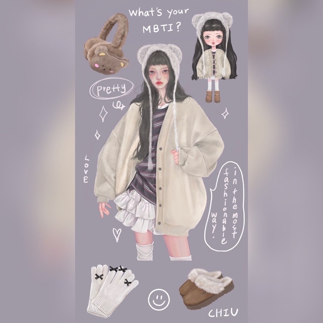 sae na 描图纸贴纸 - 贴纸 - 纸 多色