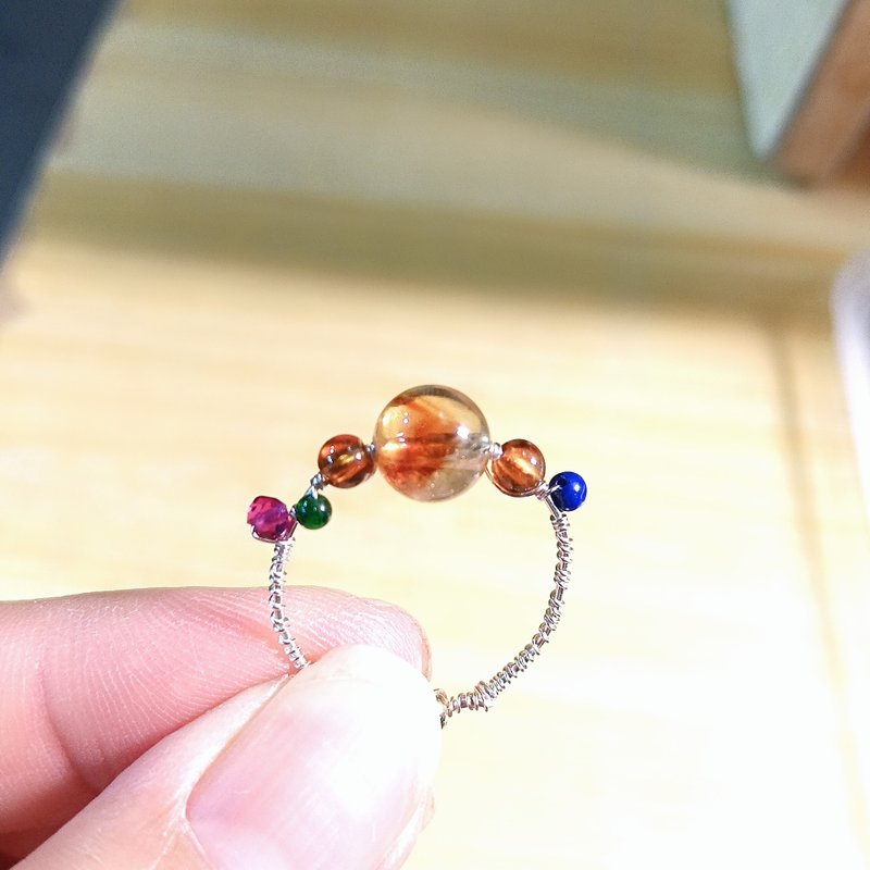 金银财宝~顶级天然塔山黄水晶戒指 可订制戒围限量款~ - 戒指 - 宝石 黄色