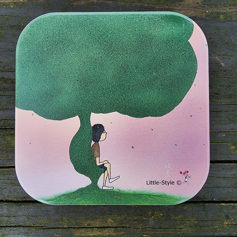 吸水杯垫-放空 - 杯垫 - 陶 白色