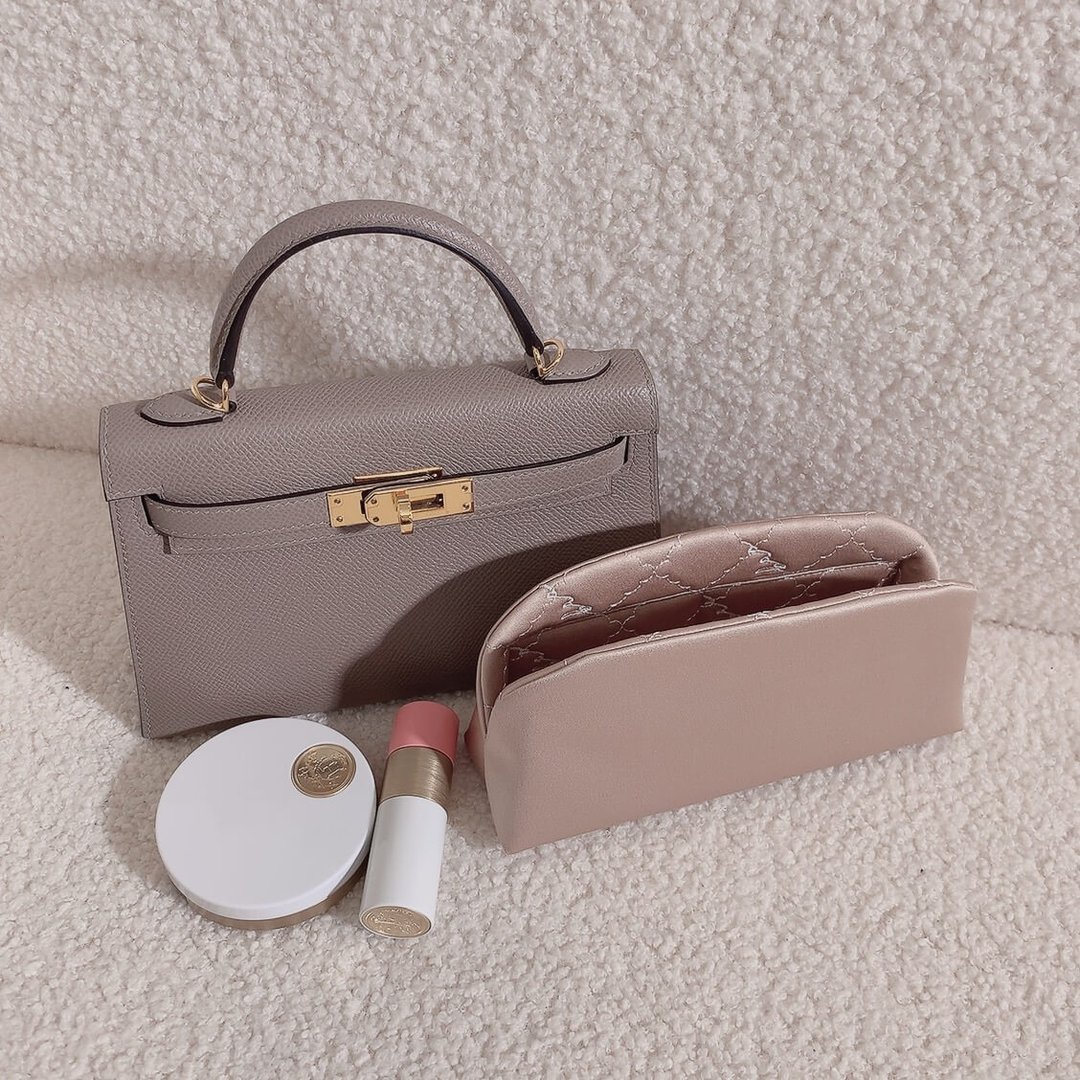 ibao 爱包乔莉包内袋Hermes mini Kelly 迷你凯莉内胆包/包中包 - 行李箱/行李箱保护套 - 其他材质 粉红色