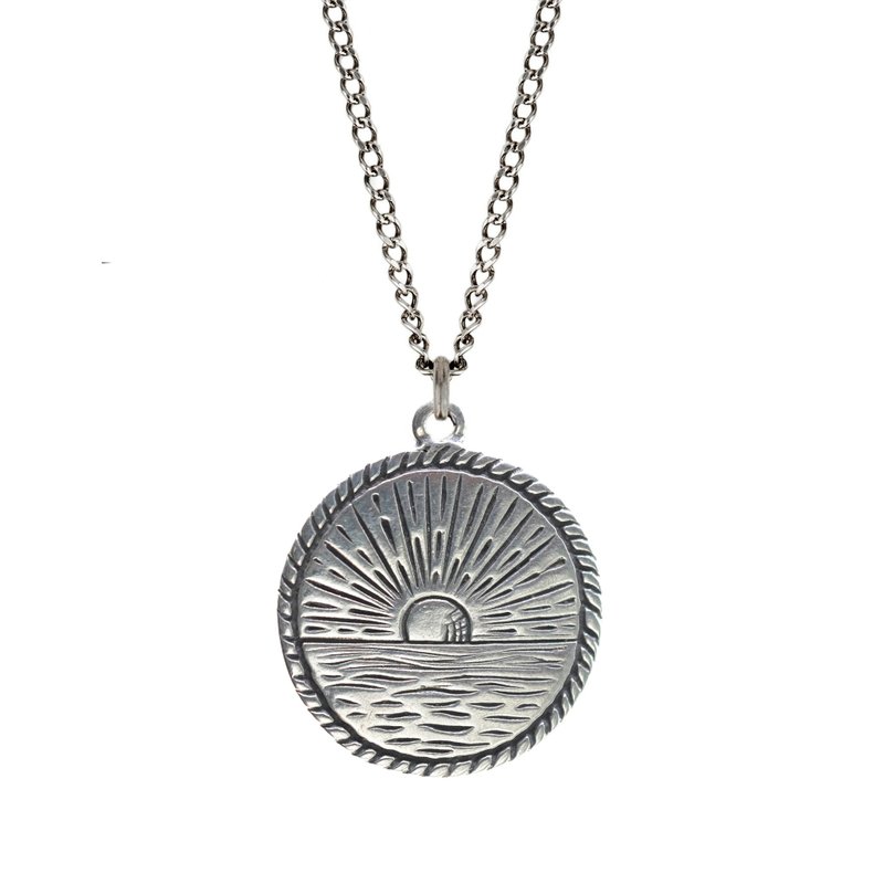 手工纯银日出项链 - LHN Jewelry - 项链 - 纯银 银色
