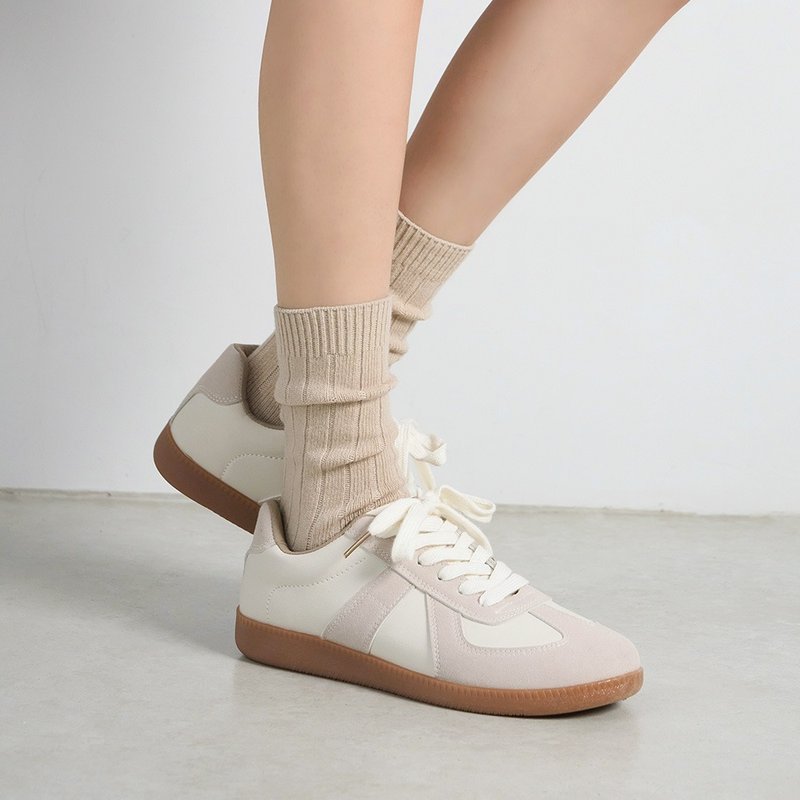 【FOOTER】Light Mellow坑条羊毛袜 (女-W193M) - 袜子 - 羊毛 多色