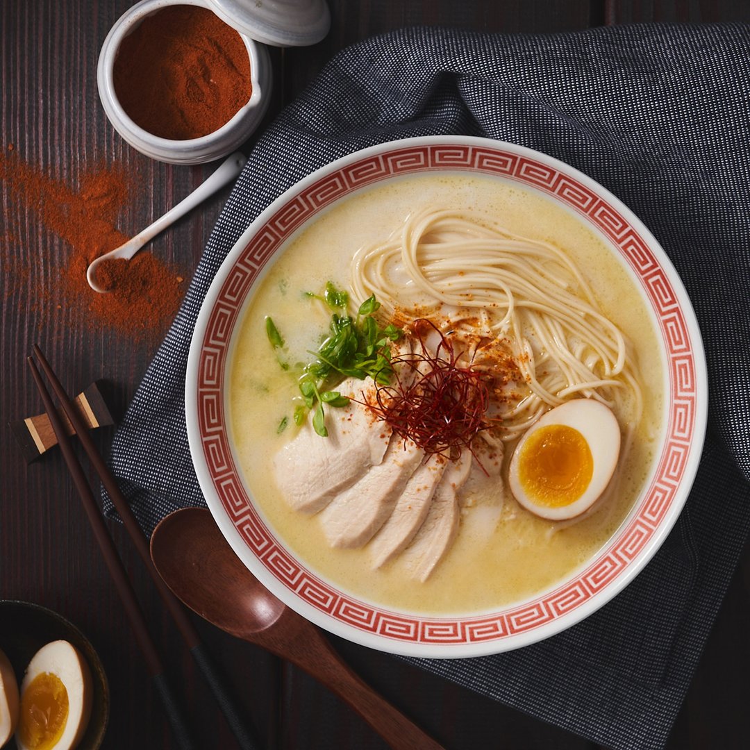 期间限定 | 贾以食日 鸡白汤拉面 3份入/盒 - 面/面线/米粉 - 新鲜食材 白色