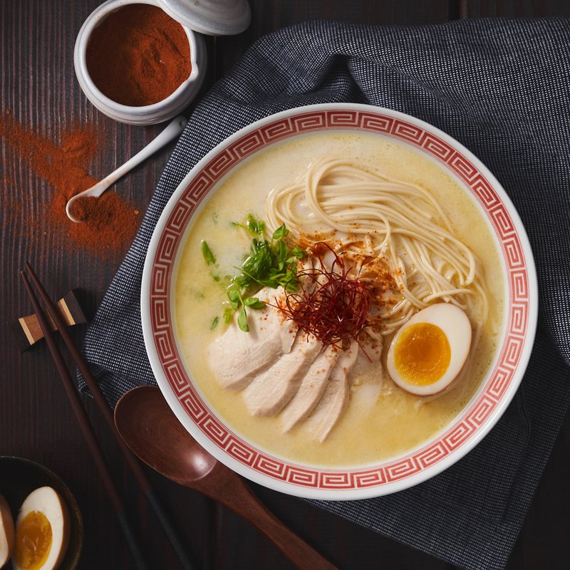 期间限定 | 贾以食日 鸡白汤拉面 3份入/盒 - 面/面线/米粉 - 新鲜食材 白色