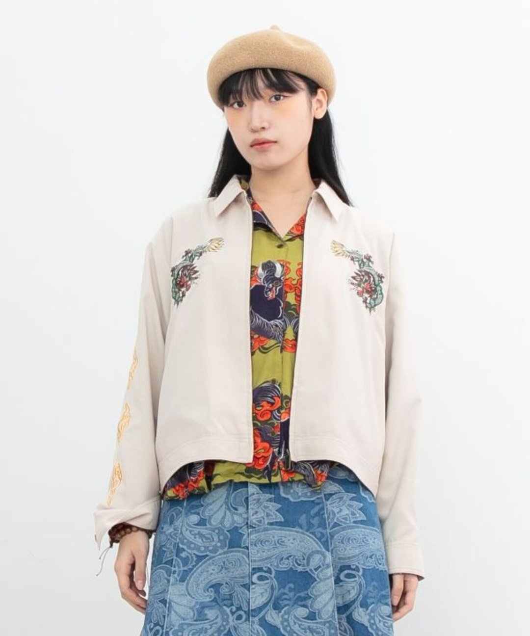 【热门预购】Tibetan 吉祥刺绣女款外套 (2色) CCH-6101 - 女装休闲/机能外套 - 棉 