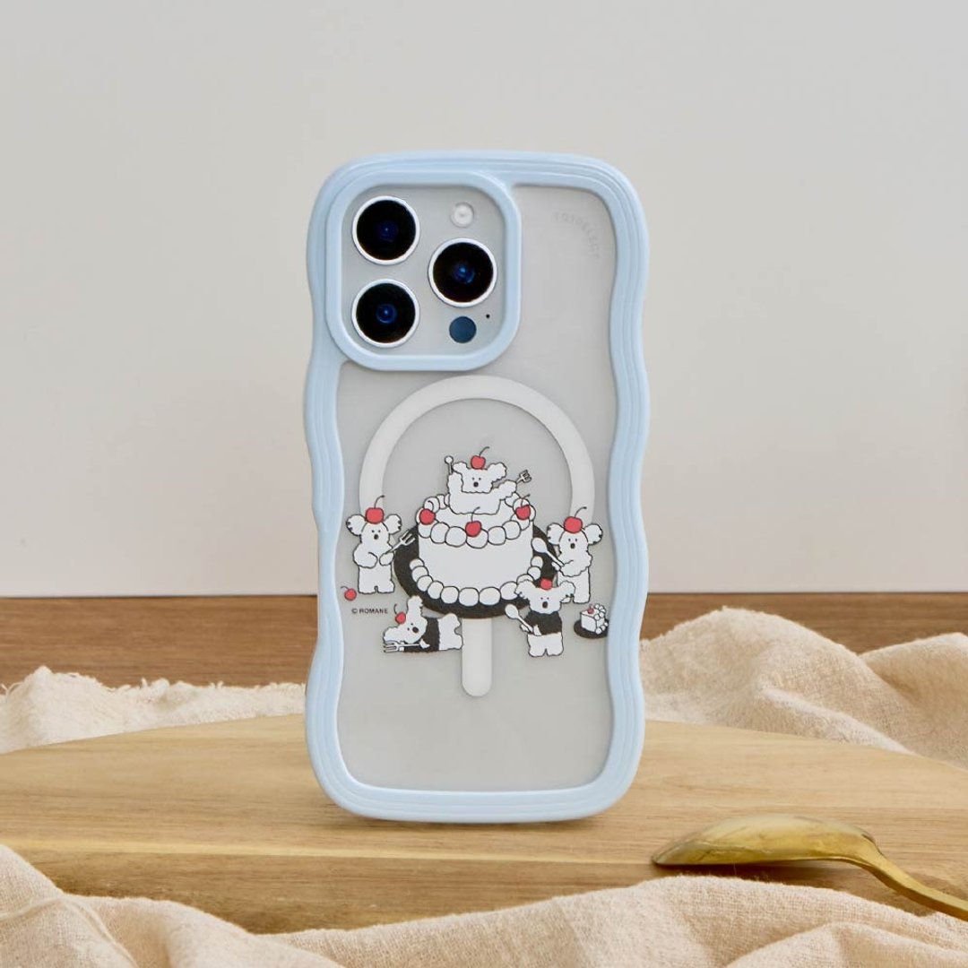 早午餐兄弟Little Coco樱桃蛋糕云朵波波MagSafe iPhone手机壳 - 手机壳/手机套 - 塑料 多色