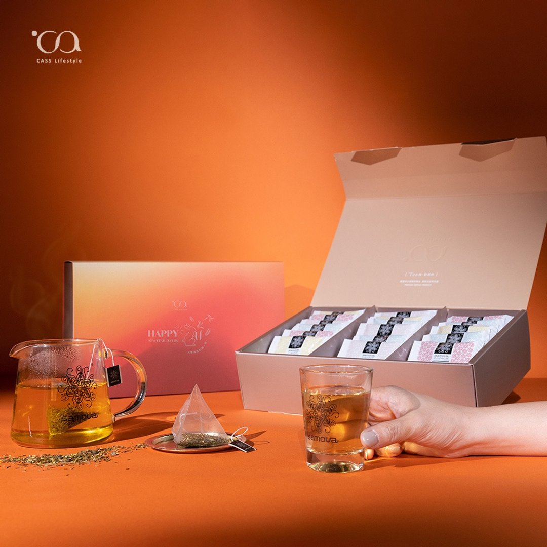 【samova】缤纷福兔 茶赏礼盒 | 新年礼盒限定 - 茶 - 新鲜食材 