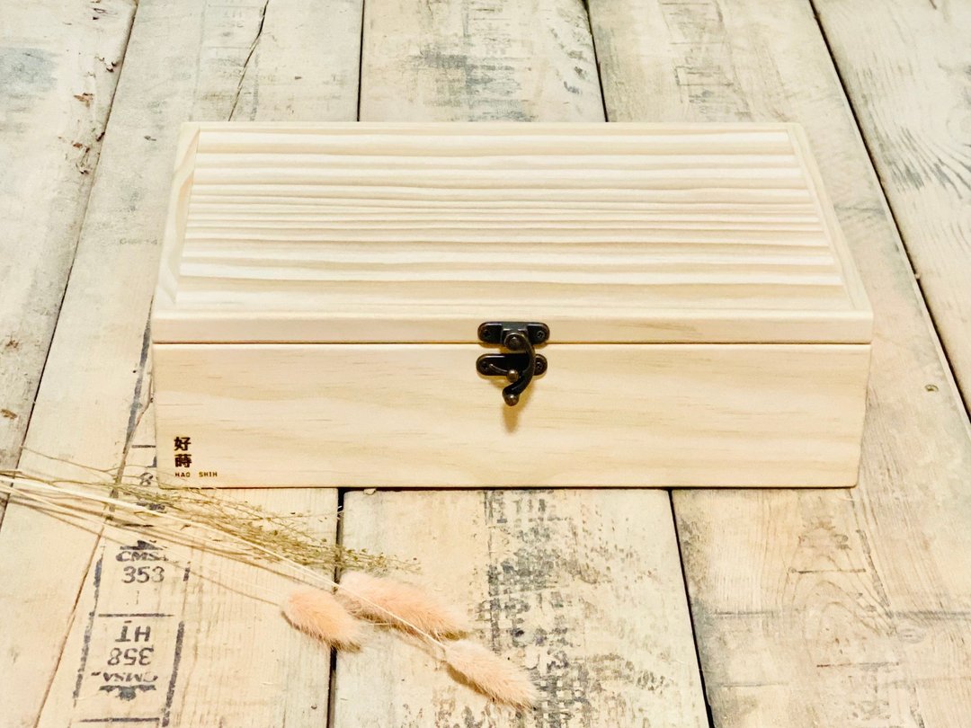 极简 有盖 实木盖木盒 2 号盒【 30 x19 x8.6 】- 木作系列 - 收纳用品 - 木头 