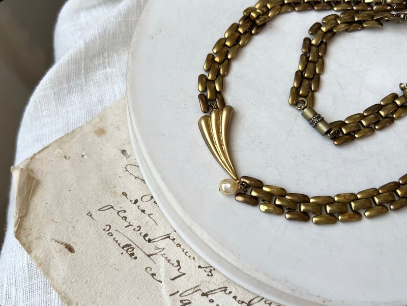 comète - 项链 - 铜/黄铜 金色