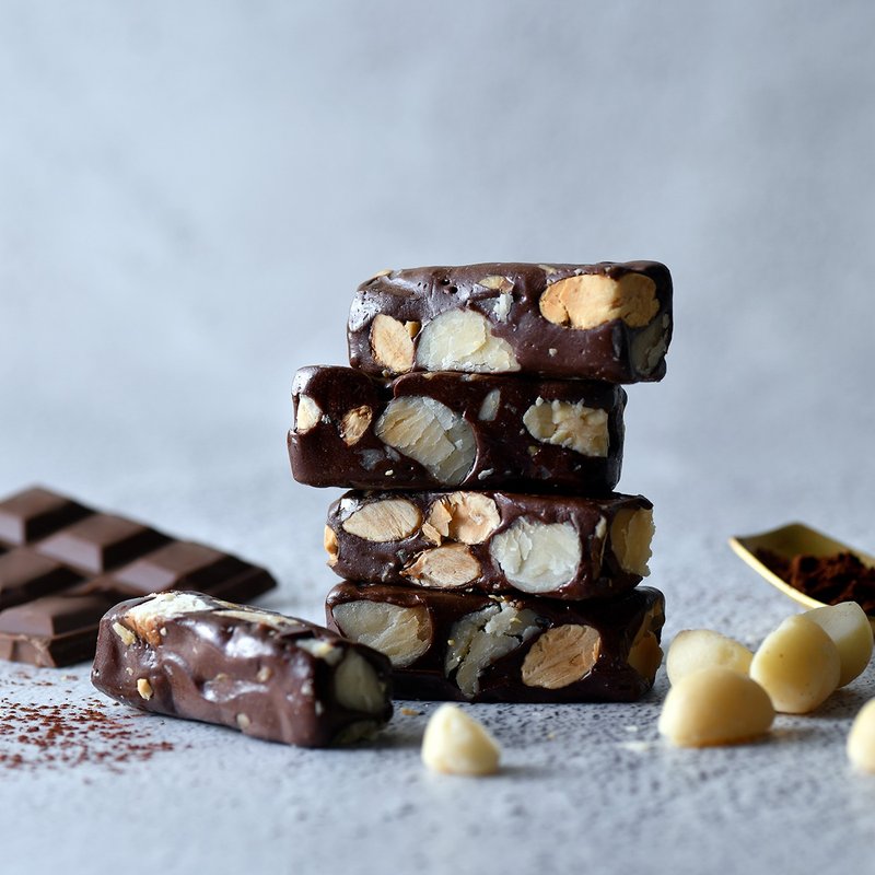 【简单李】醇浓黑巧火山牛轧糖 - 零食/点心 - 其他材质 咖啡色