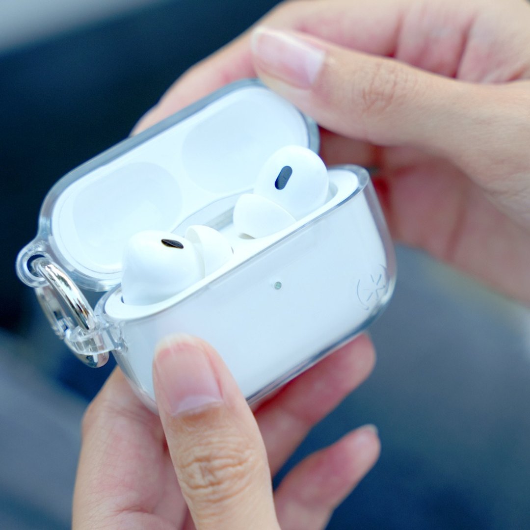 Speck AirPods Pro 2 &1 / AirPods 3 Presidio 充电盒保护壳 - 耳机收纳 - 塑料 透明