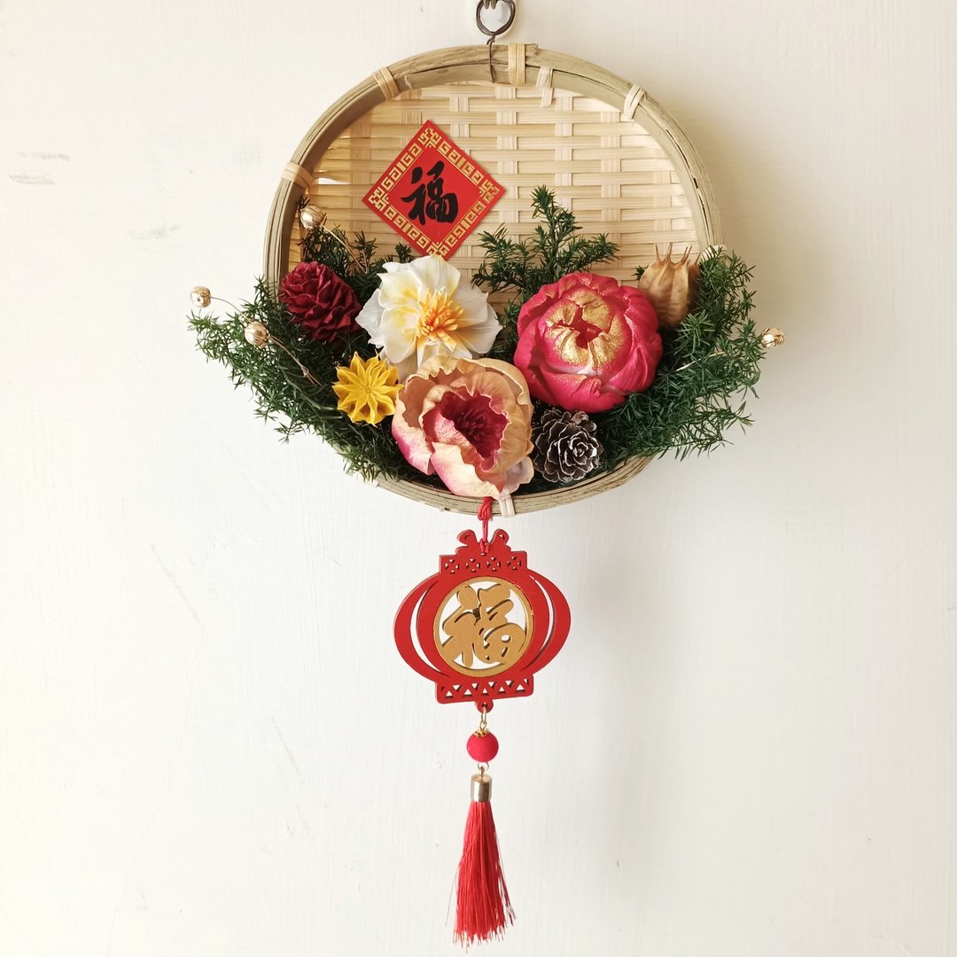 【福耀龙门-三款】米筛 直径15cm /永生花/干燥花/新年布置/马年 - 干燥花/捧花 - 植物．花 多色