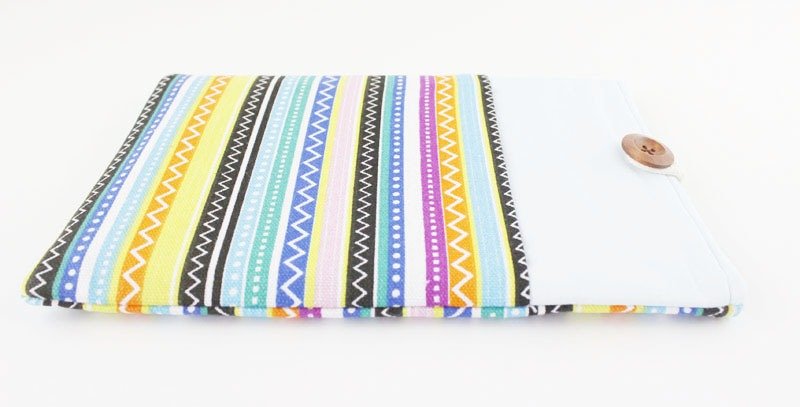 纯手工 苹果 电脑保护套 笔电包 电脑包 布料笔电包 笔电收纳包 电脑收纳包 高发泡铺棉 Macbook 13.3 Pro Retina, 13寸 Macbook Pro Retina, 2016款/2017款Macbook Pro 13'' - MY001 - 平板/电脑保护壳 - 棉．麻 