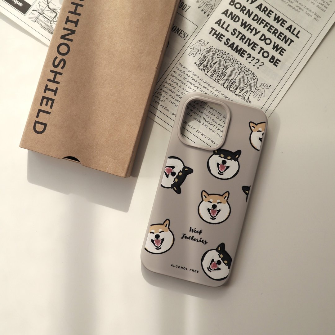 【Woof Factories 柴柴制造所】犀牛盾 一体成型 手机壳 MagSafe - 手机壳/手机套 - 其他材质 多色