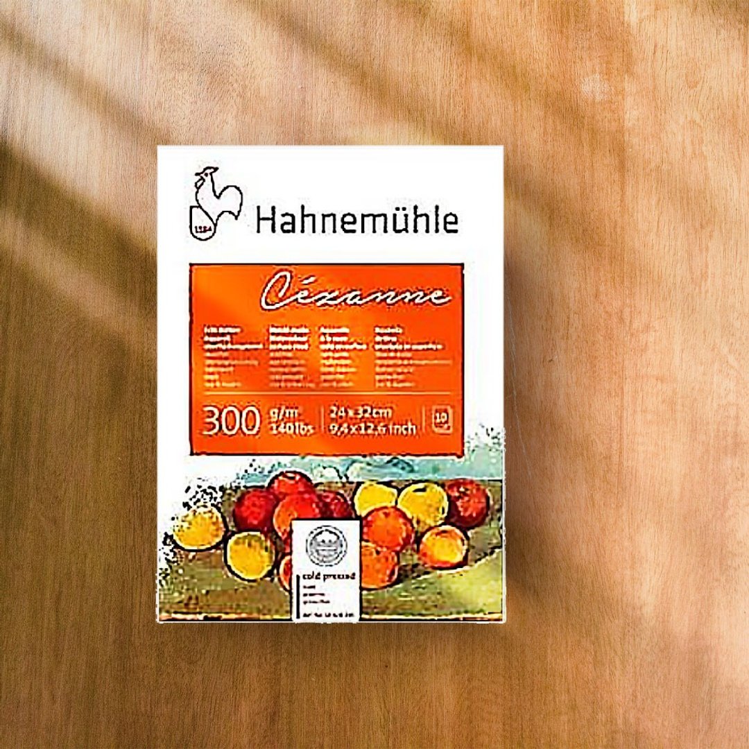 德国 HAHNEMUHLE  Cezanne水彩纸/30*40cm/300gsm-粗面 - 插画/绘画/写字 - 纸 白色