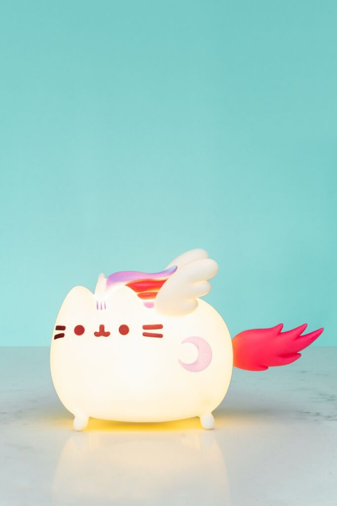 独角胖吉猫小夜灯 - 灯具/灯饰 - 塑料 多色