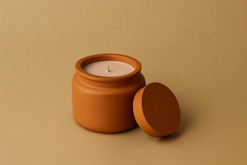 秋季之烛 - 金色分点 - - 香薰/精油/线香 - 陶 咖啡色