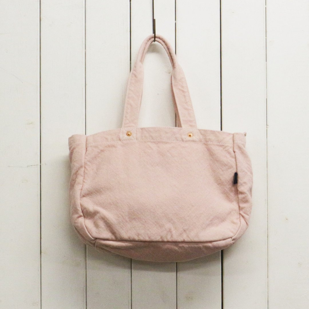 Zip Tote【2025春夏限定色：火烈鸟】（VC-23） - 手提包/手提袋 - 棉 粉红色