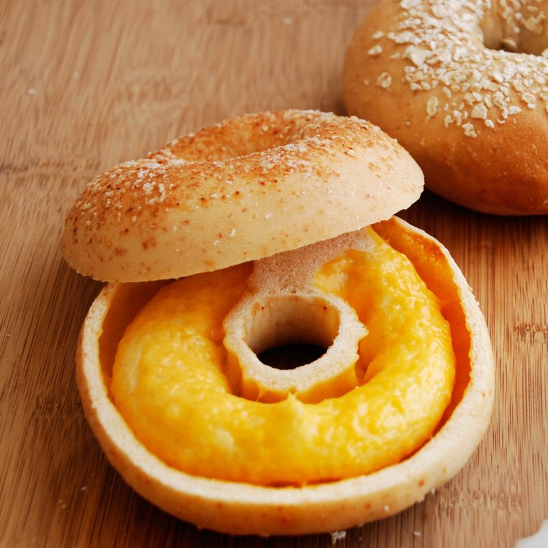 神还原巴马切达贝果!!大推!! -【巴马干酪潜艇堡贝果版】 - 面包/吐司 - 新鲜食材 