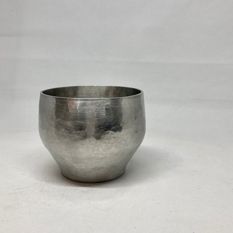 清酒杯/烧酌杯/杯形纯锡酒杯大杯,青冶金工手作锻打纯锡杯 - 酒杯/酒器 - 其他金属 