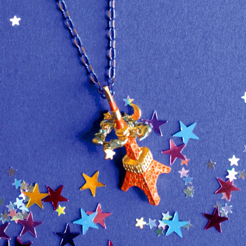Tokyo Tower Tokyo Bethlehem / necklace NE 370 - 项链 - 其他金属 红色
