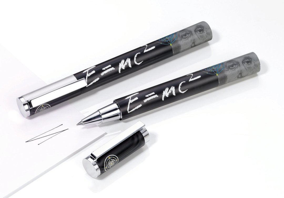E=mc2 爱因斯坦钢珠笔 - 钢珠笔 - 其他金属 黑色