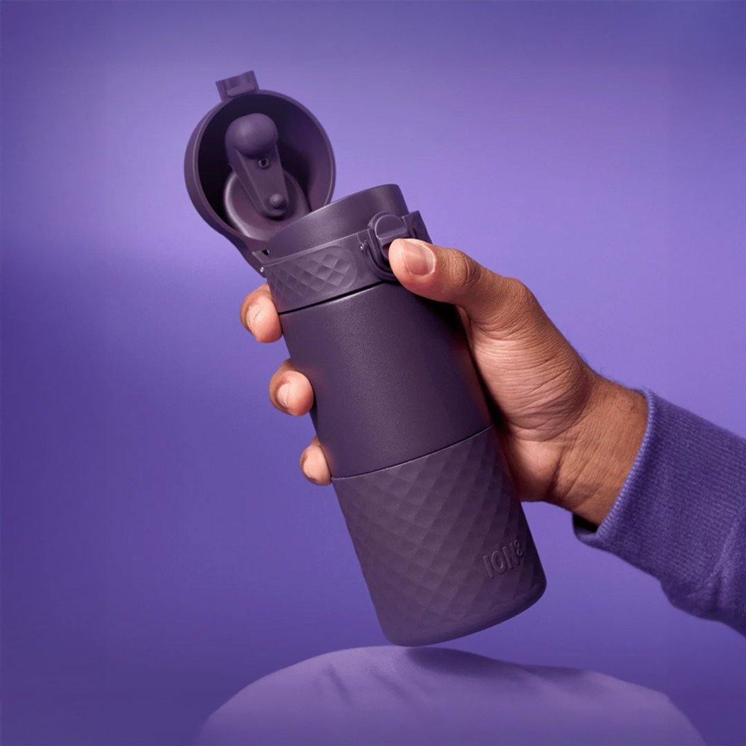 ION8 Mug Insulated Steel 保温水壶I8HS360 (收纳扣环) 360ml - 保温瓶/保温杯 - 不锈钢 灰色