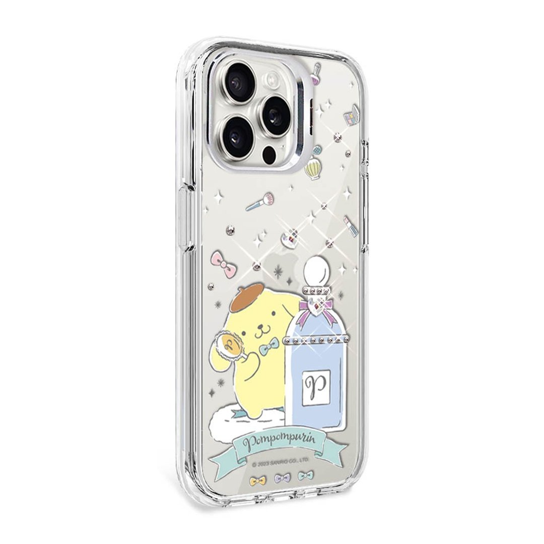 三丽鸥 iPhone 全系列 防震双料隐形立架彩钻手机壳-香水布丁狗 - 手机壳/手机套 - 其他材质 多色